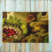  Red Gold Undersea Life Zee Anemonen Koraal Deurmat