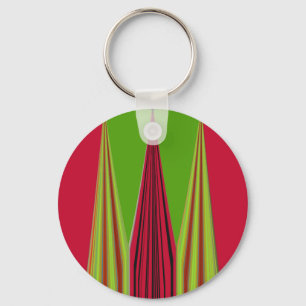 RED GOLDEN GREEN SLEUTELHANGER