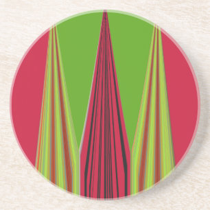 RED GOLDEN GREEN ZANDSTEEN ONDERZETTER