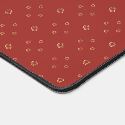 Red | Golden Zinnia Sun Bureaumat (Hoek)