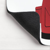 Red Golf Bag Golf Muismat (Hoek)