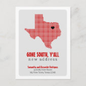 Red Gone South, jullie gaan Briefkaart (Voorkant)