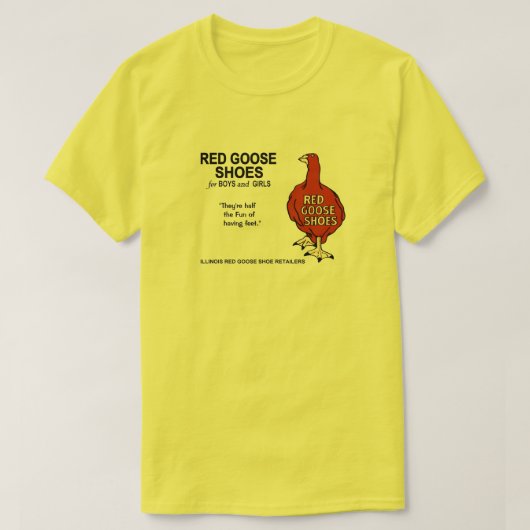 Red Goose Shoes of Illinois T-shirt (Design voorkant)