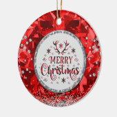 Red Goraalse smaragdkerkerkeramiek of Keramisch Ornament (Links)