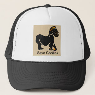Red GORILLAS - Dierenvriend - Apen - Primaat Trucker Pet