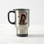 Red gothic Love Doll Pixel Art Reisbeker (Links)