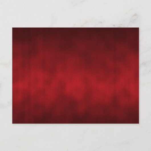 Red Gothic Ombre Achtergrond Art Briefkaart (Voorkant)