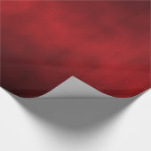 Red Gothic Ombre Achtergrond Art Cadeaupapier (Hoek)
