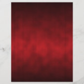 Red Gothic Ombre Achtergrond Art Flyer (Achterkant)
