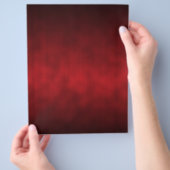 Red Gothic Ombre Achtergrond Art Flyer (Hand)