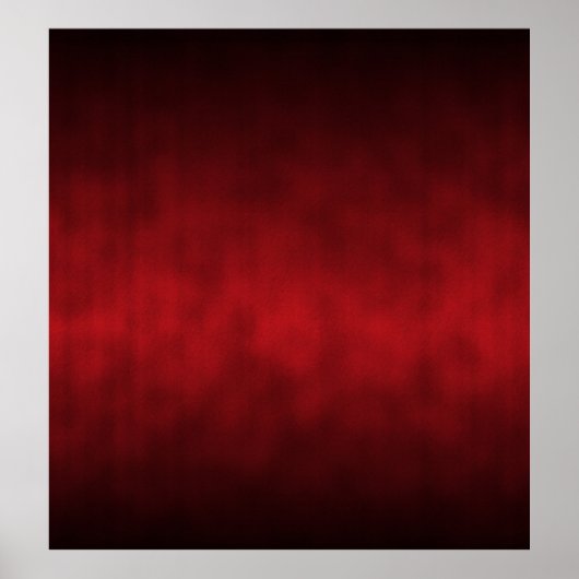 Red Gothic Ombre Achtergrond Art Poster (Voorkant)