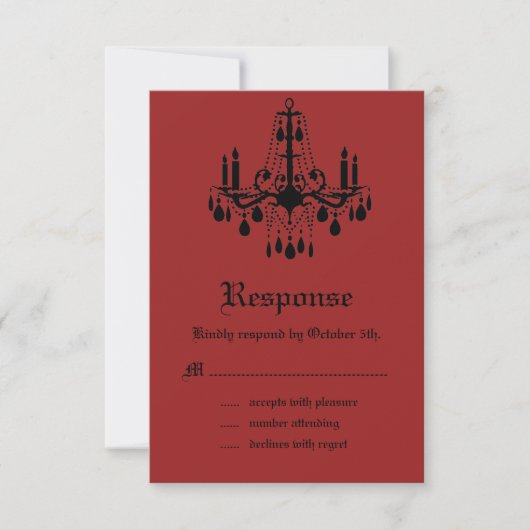 Red Gothic RSVP (Voorkant)