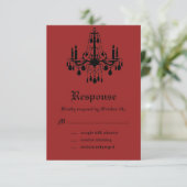 Red Gothic RSVP (Staand voorkant)