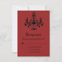 Red Gothic RSVP