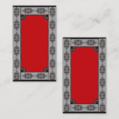 Red Gothic  Visitekaartje (Voorkant / Achterkant)