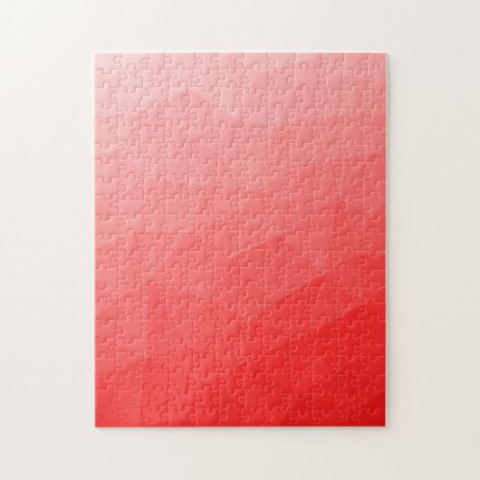Red gradient geometric mesh pattern legpuzzel (Verticaal)