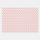 Red Graduation Cap Toss Inpakpapier Vel (Voorkant 3)