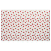 Red Graduation Cap Toss Stof (Fat Quarter)