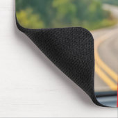 Red Graduation Tassel On Rear View Car Mirror Muismat (Hoek)