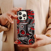 Red Graffiti Style iPhone | iPhone 14 Hoesje-Mate Case-Mate iPhone Case