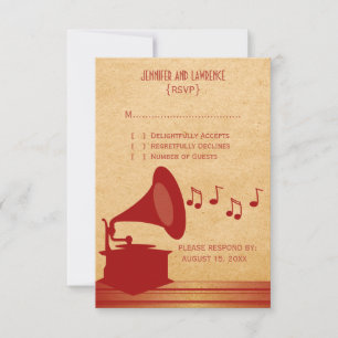Red  Gramophone Response Kaart