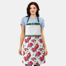 Red Granaatappel Orchard All-Over Print Monogram