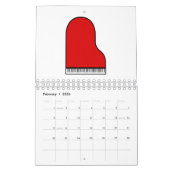 Red Grand Piano Kalender (Feb 2026)