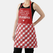 Red Grandma Best Chef Heart & Play Schort (Insitu)