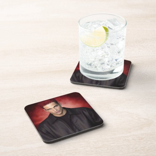 Red Gravity hard plastic coasters Bier Onderzetter (Rechterzijde)
