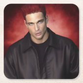 Red Gravity paper coaster Kartonnen Onderzetters (Voorkant)