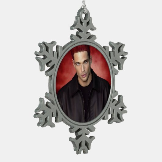 Red Gravity snowflake ornament (Links)