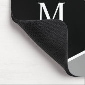 Red Gray Black Color Block Muismat (Hoek)