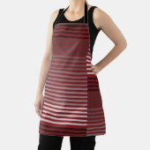 Red, Gray, Black, White Stripes Schort (Insitu)