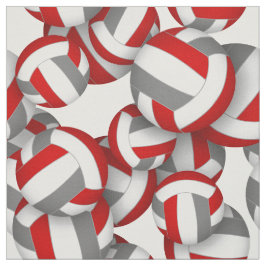 red gray team colors volleyballs scalable pattern stof