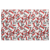 red gray team colors volleyballs scalable pattern stof (Fat Quarter)