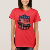 Red Great American Shield Camaro Dames T T-shirt (Voorkant)
