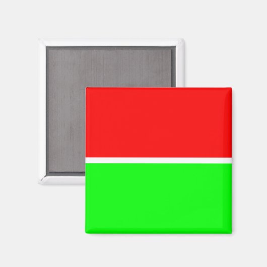 Red Green 001 magnet (Voorkant / Achterkant)