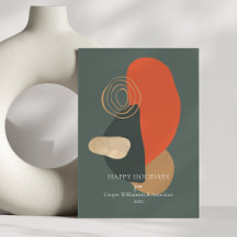 Red Green Abstract Art Unieke Business