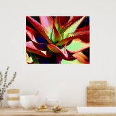 Red & Green Agave Poster (Keuken)