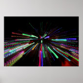 Red, green, and blue abstract painting poster (Voorkant)