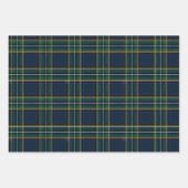 Red, Green, and Grey Tartan Wrapping Paper Flat (Voorkant 2)