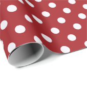 Red , Green, and White Snowflake Lane Christmas Cadeaupapier (Rol Hoek)