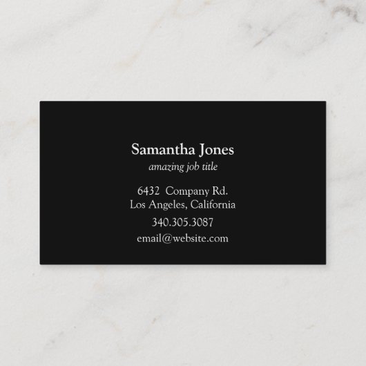 Red Green Apples mandala modern Visitekaartje (Achterkant)