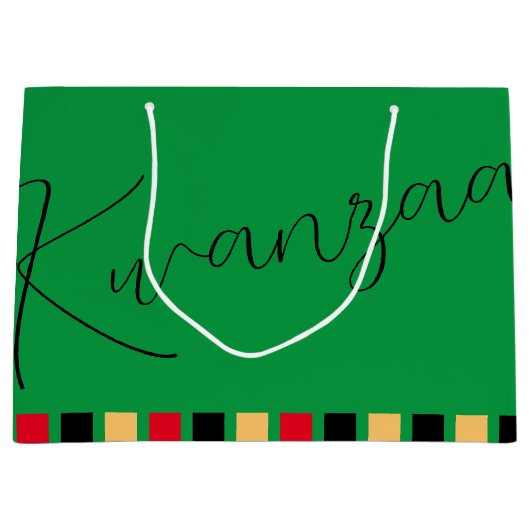 Red Green Black Groot Cadeauzakje (Voorkant)