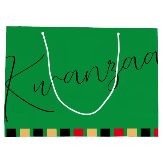 Red Green Black Groot Cadeauzakje (Achterkant)