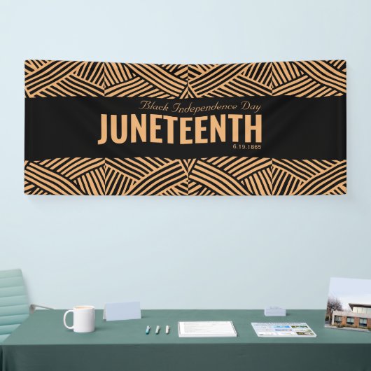 Red Green Black Independence Day JUNETEENTH Spandoek (Beurs)