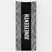 Red Green Black Independence Day JUNETEENTH Spandoek (Verticaal)