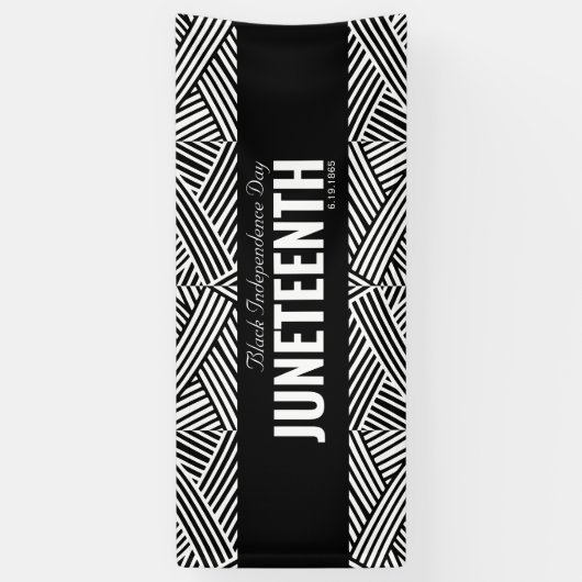 Red Green Black Independence Day JUNETEENTH Spandoek (Verticaal)