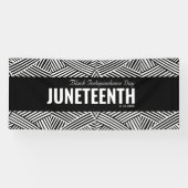Red Green Black Independence Day JUNETEENTH Spandoek (Horizontaal)