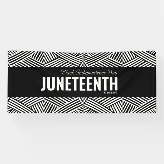 Red Green Black Independence Day JUNETEENTH Spandoek (Horizontaal)